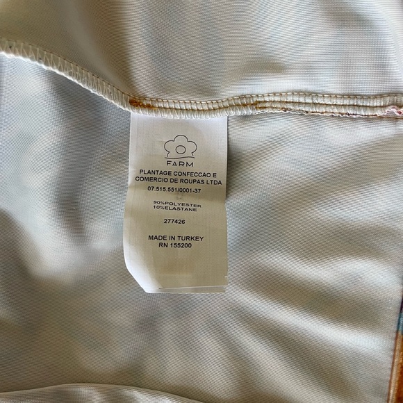 Farm Rio for Anthropologie Butterflies Velvet Wrap Blouse Size XL - Picture 3 of 9